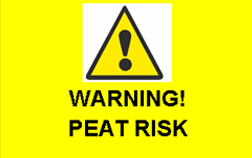 WARNING! Risk of Peat Instability From Peat Harvesting on Site